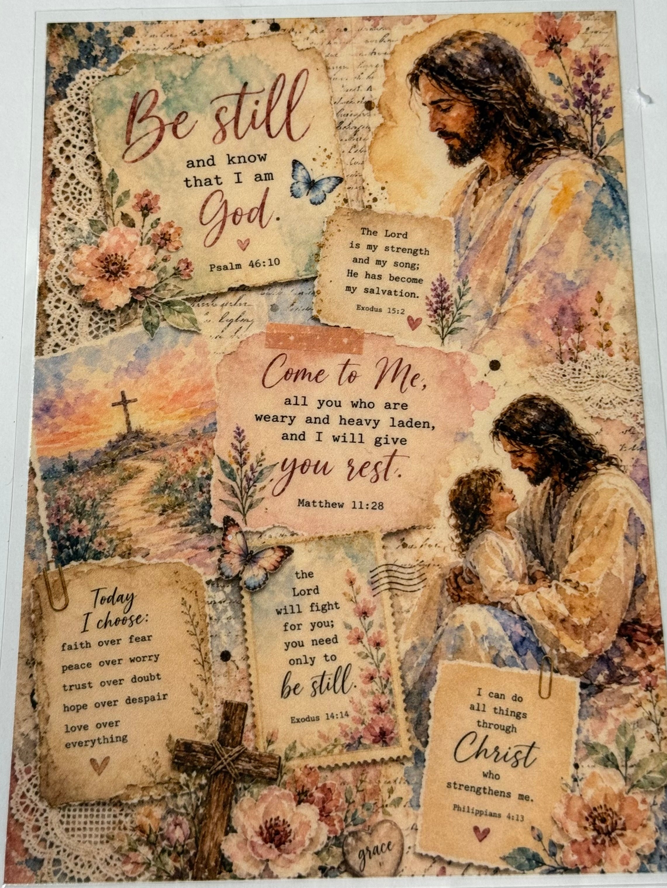 be still and know that I am god