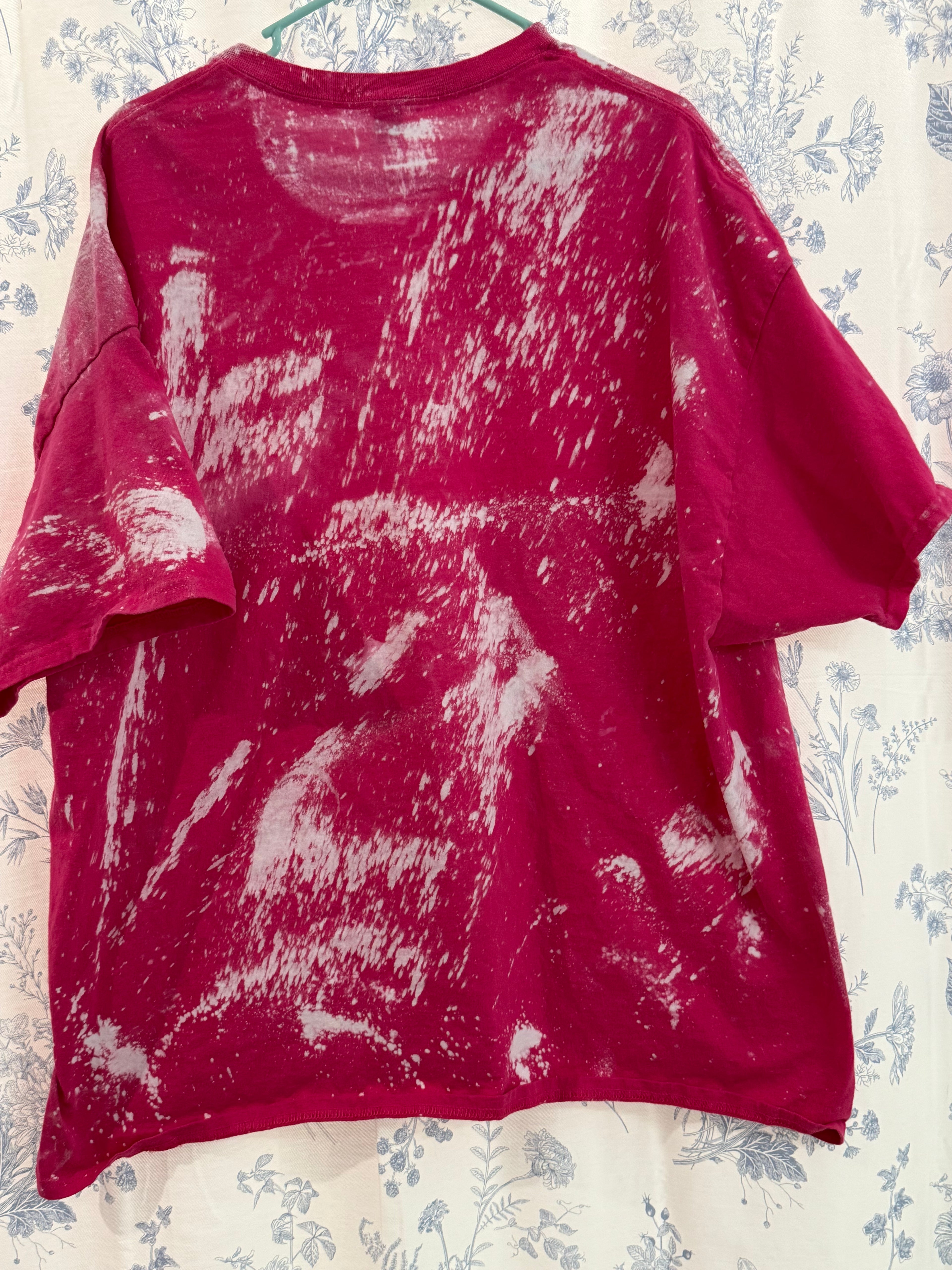 Short Sleeve T-Shirt 3xl pink cut.