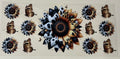 leopard and cow sunflower