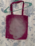 pink tote bag