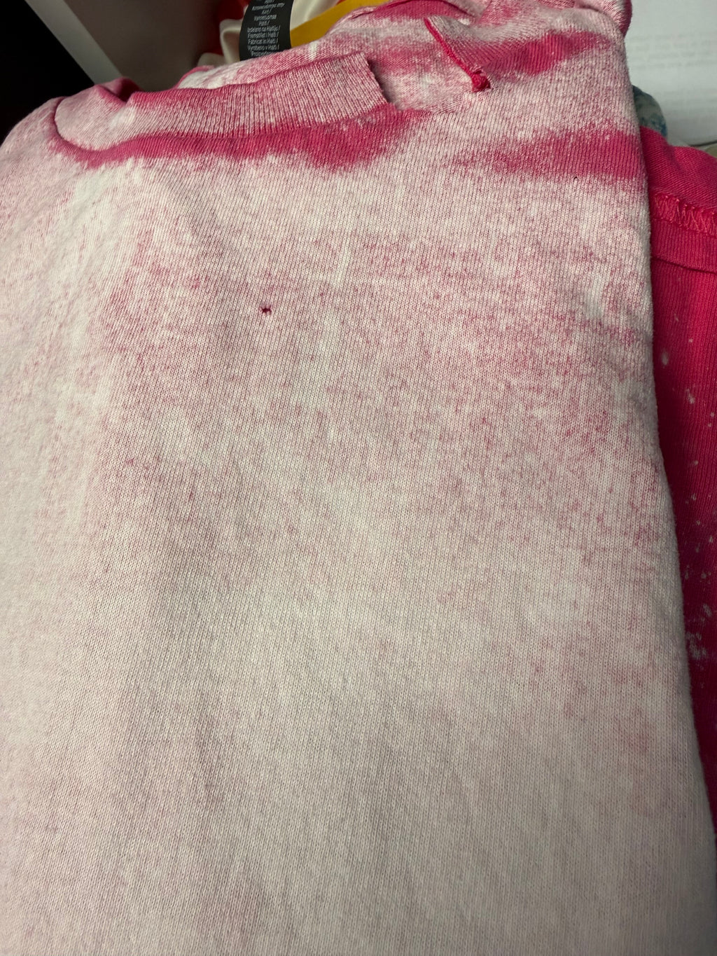 Short Sleeve T-Shirt 3xl pink cut.