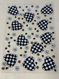checkered hearts