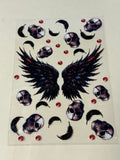 skull and wings