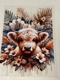 cow with flowers