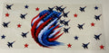 red white blue jets