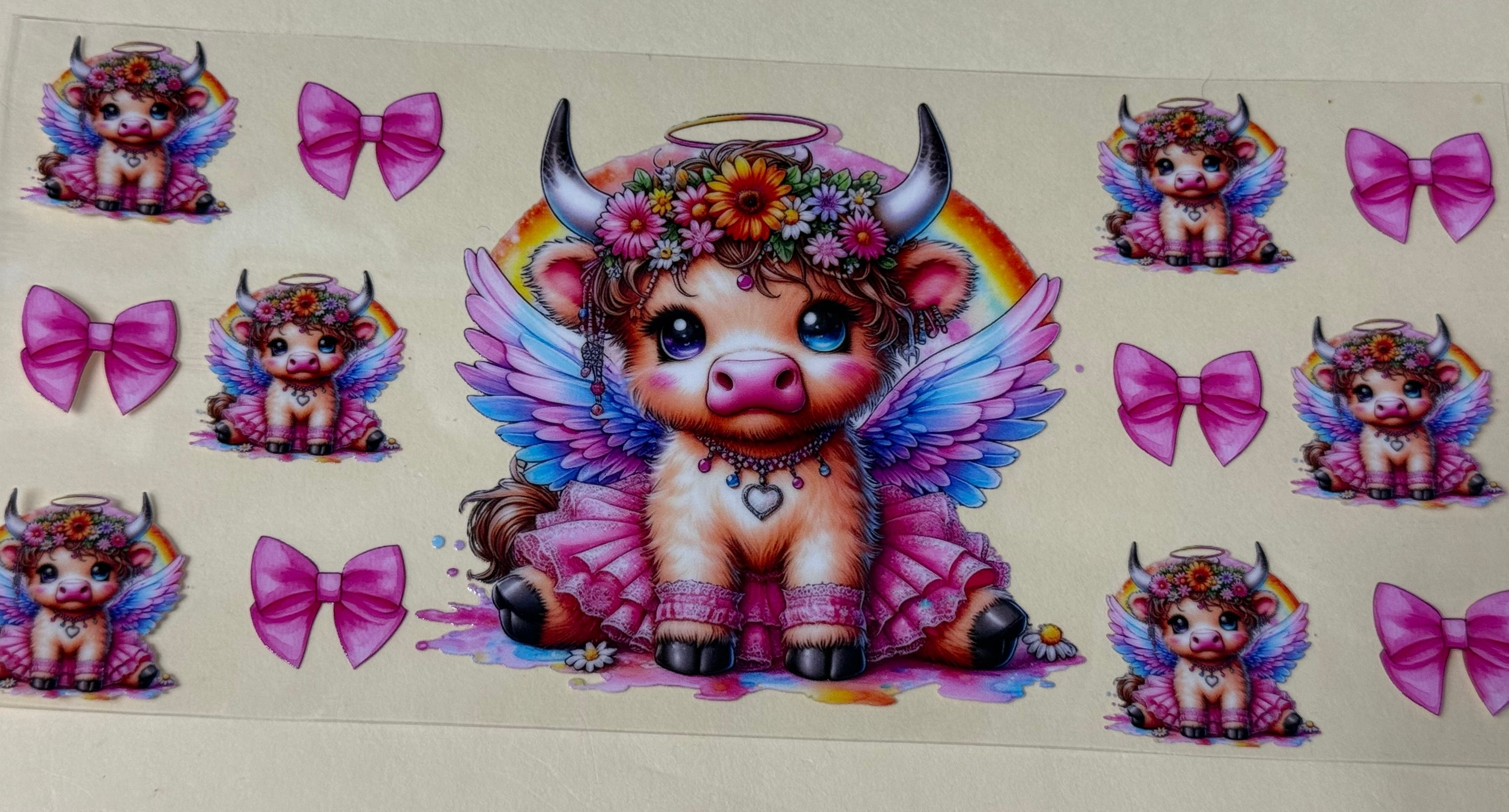 cow with pink tutu