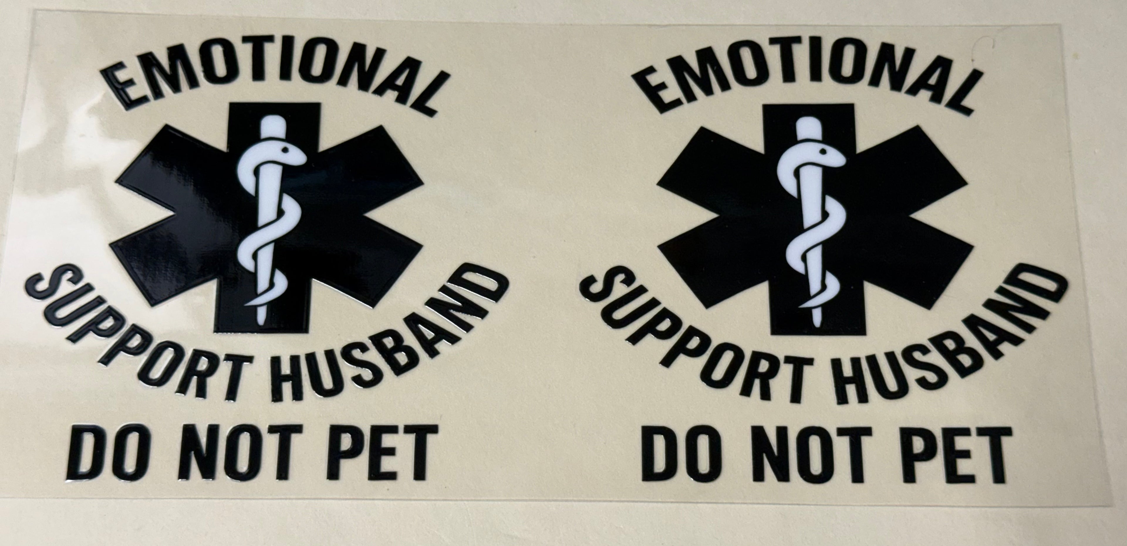 emotional support husband do not pet