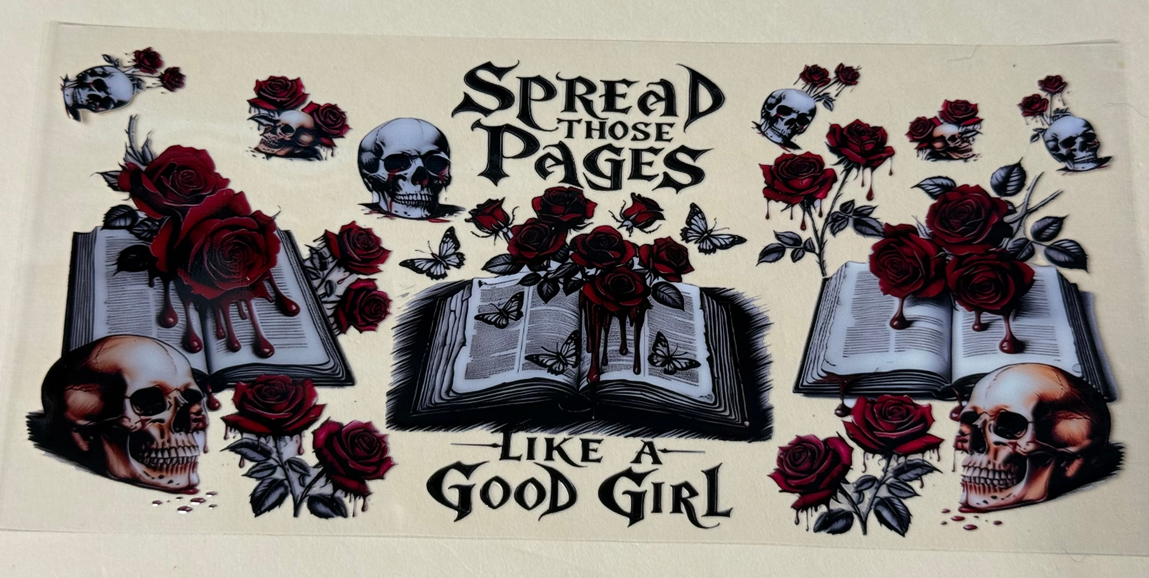 spread those pages like a good girl