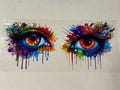 colorful eyes