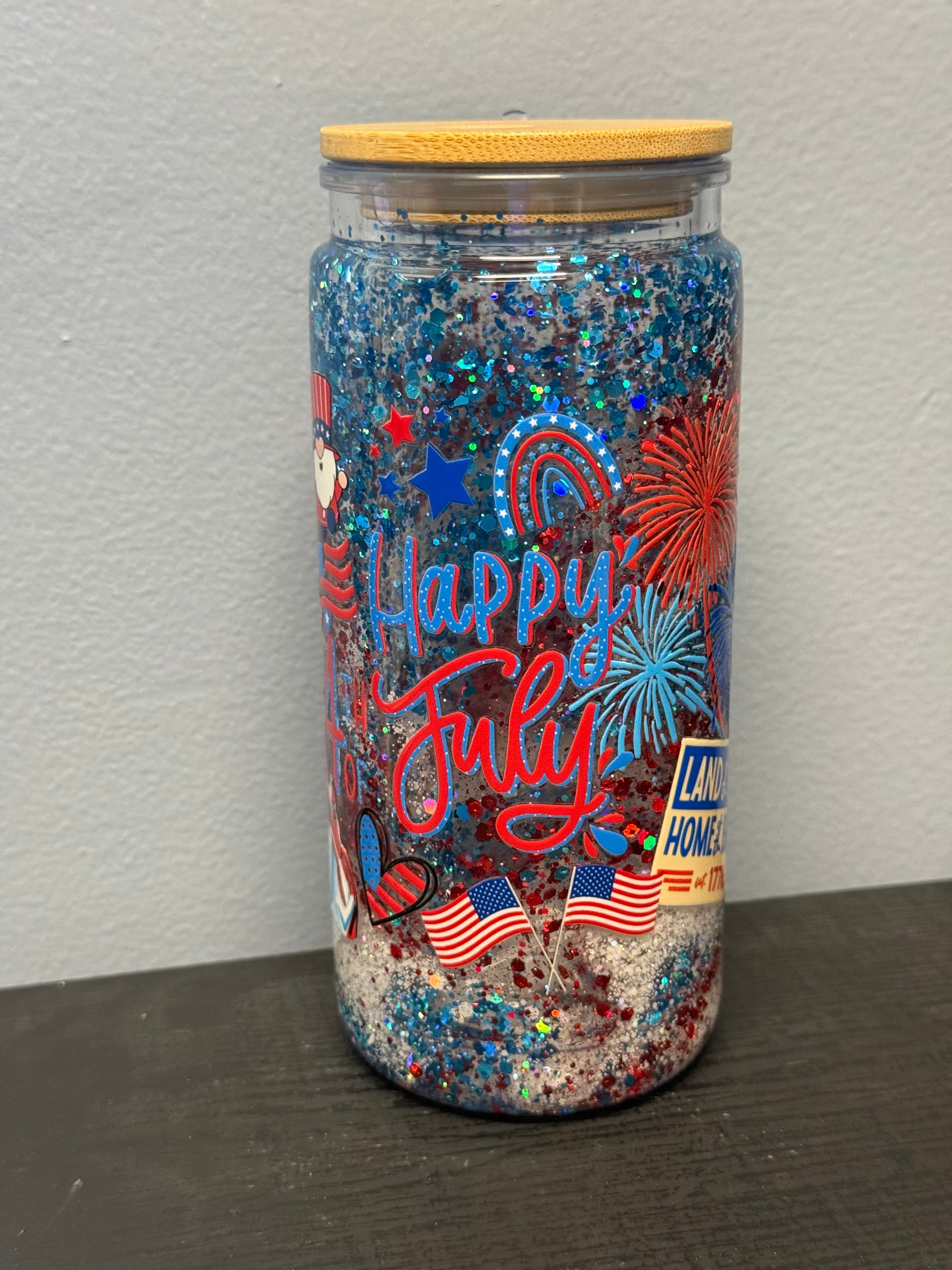 4th of July Still Layered Glitter