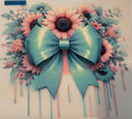 blue bow
