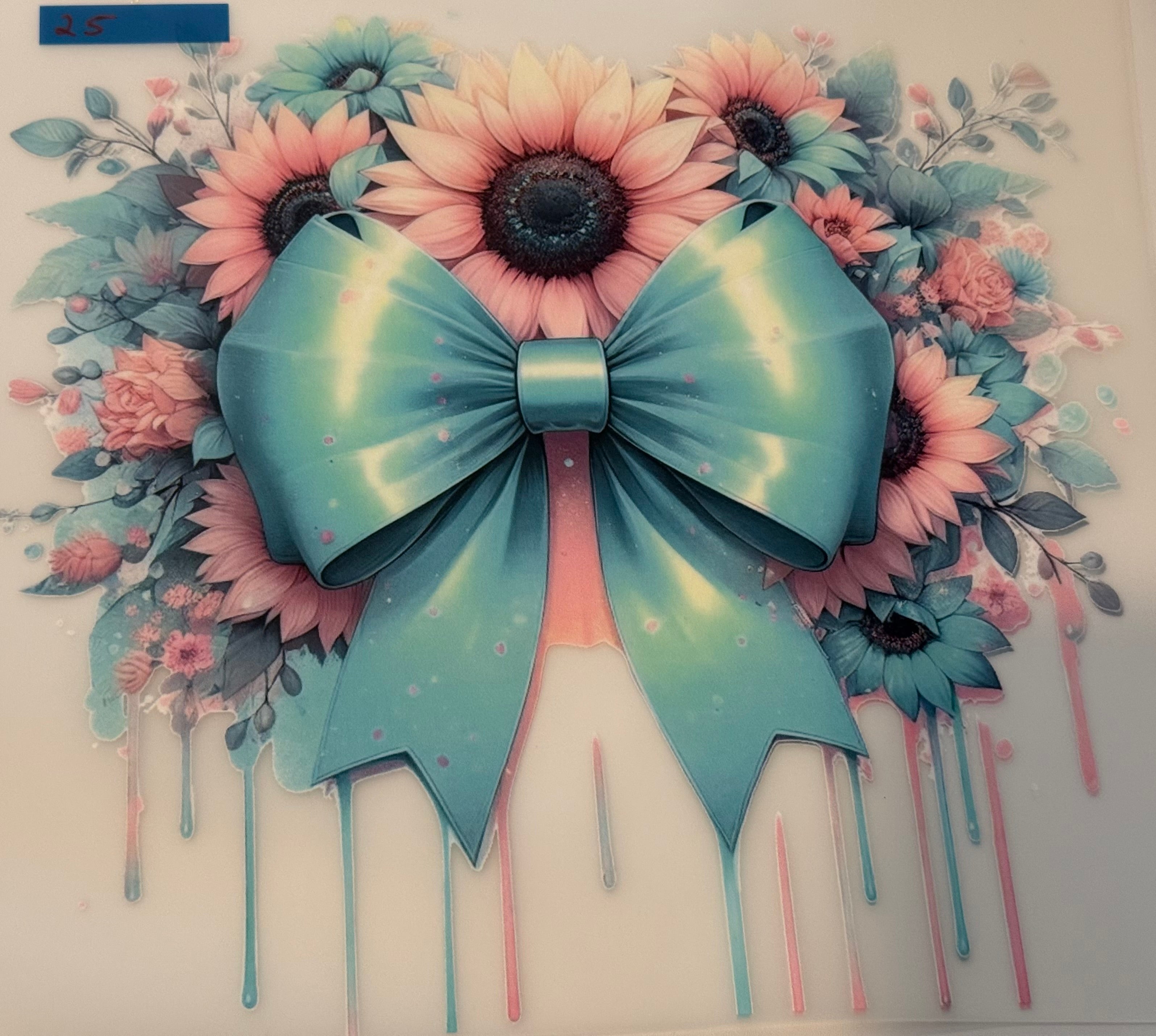 blue bow