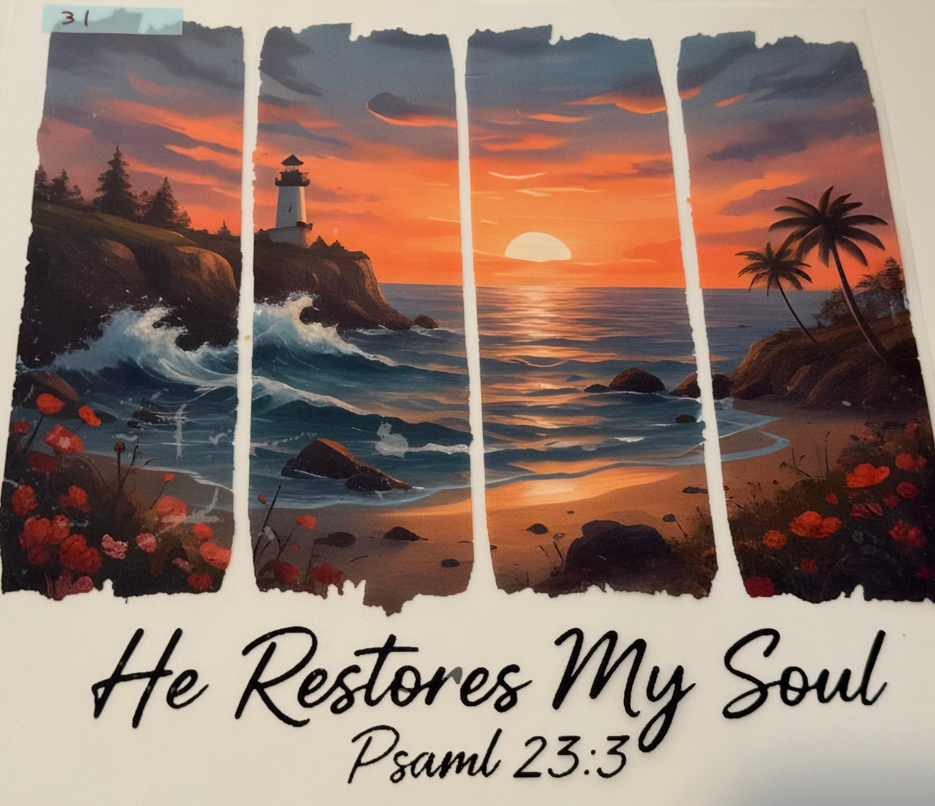 he restores my soul
