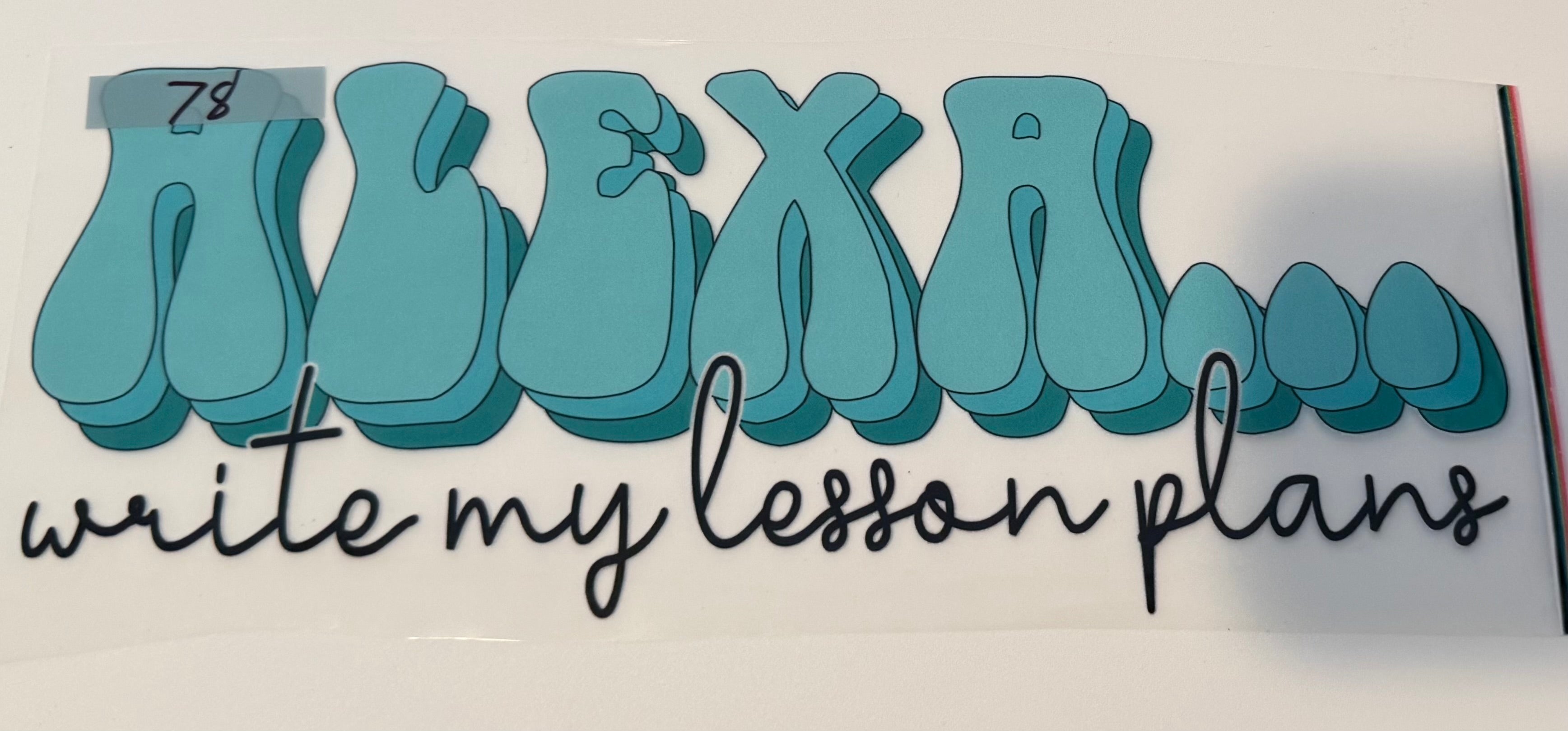 Alexa writes my lesson plans