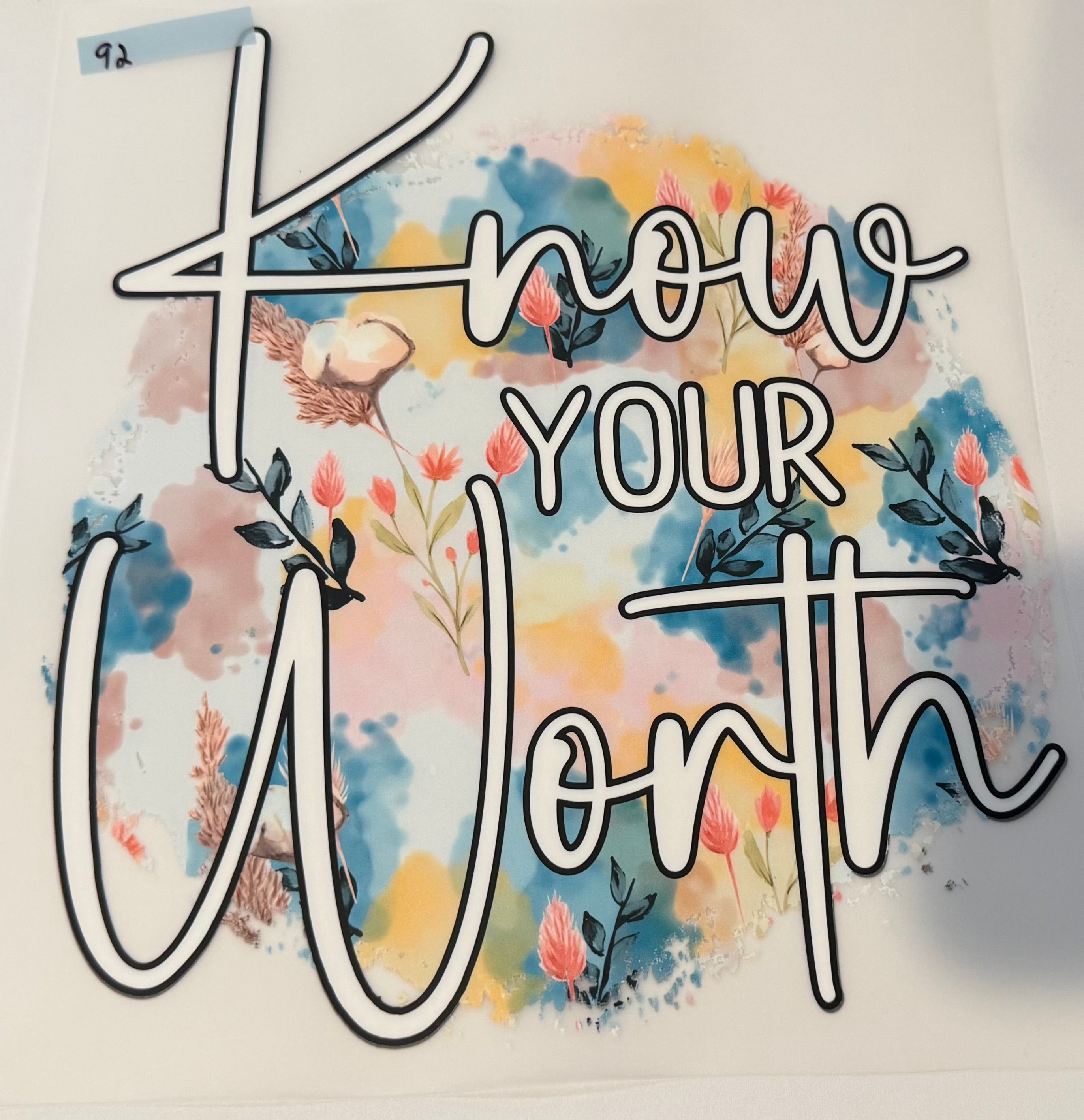 Know your worth