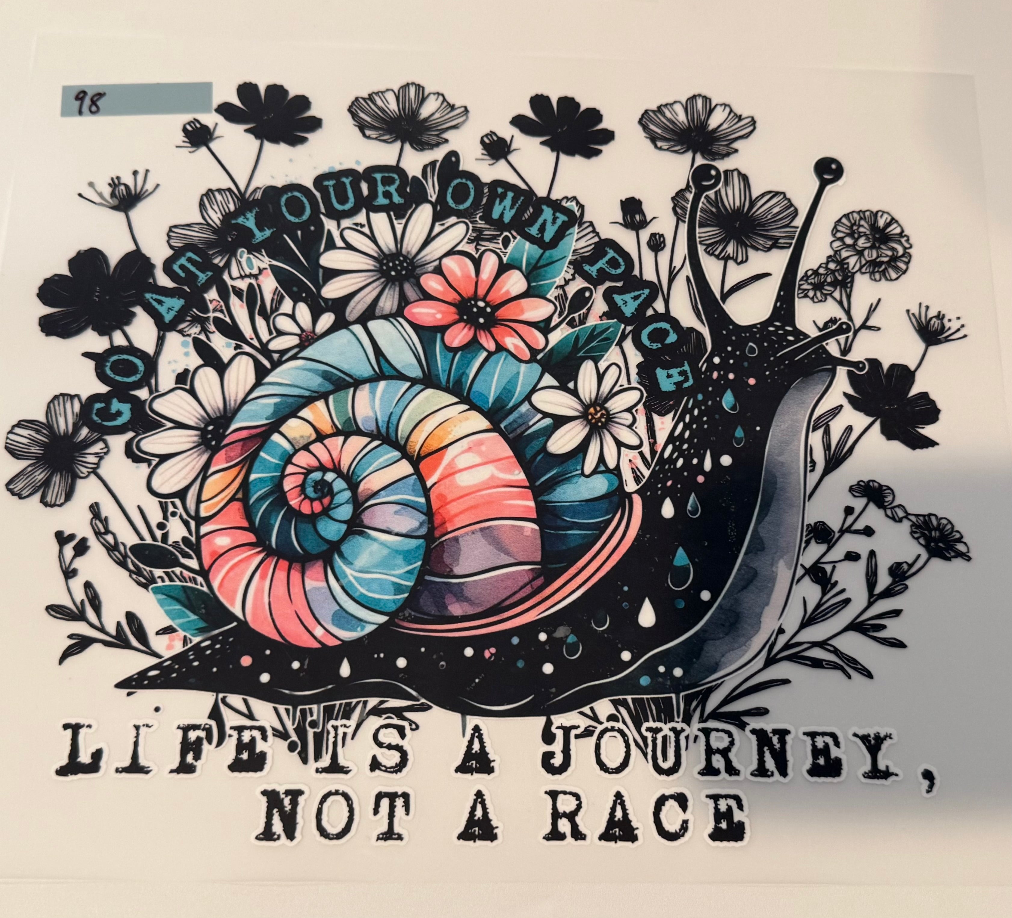 go at your own pace life is a journey not a race