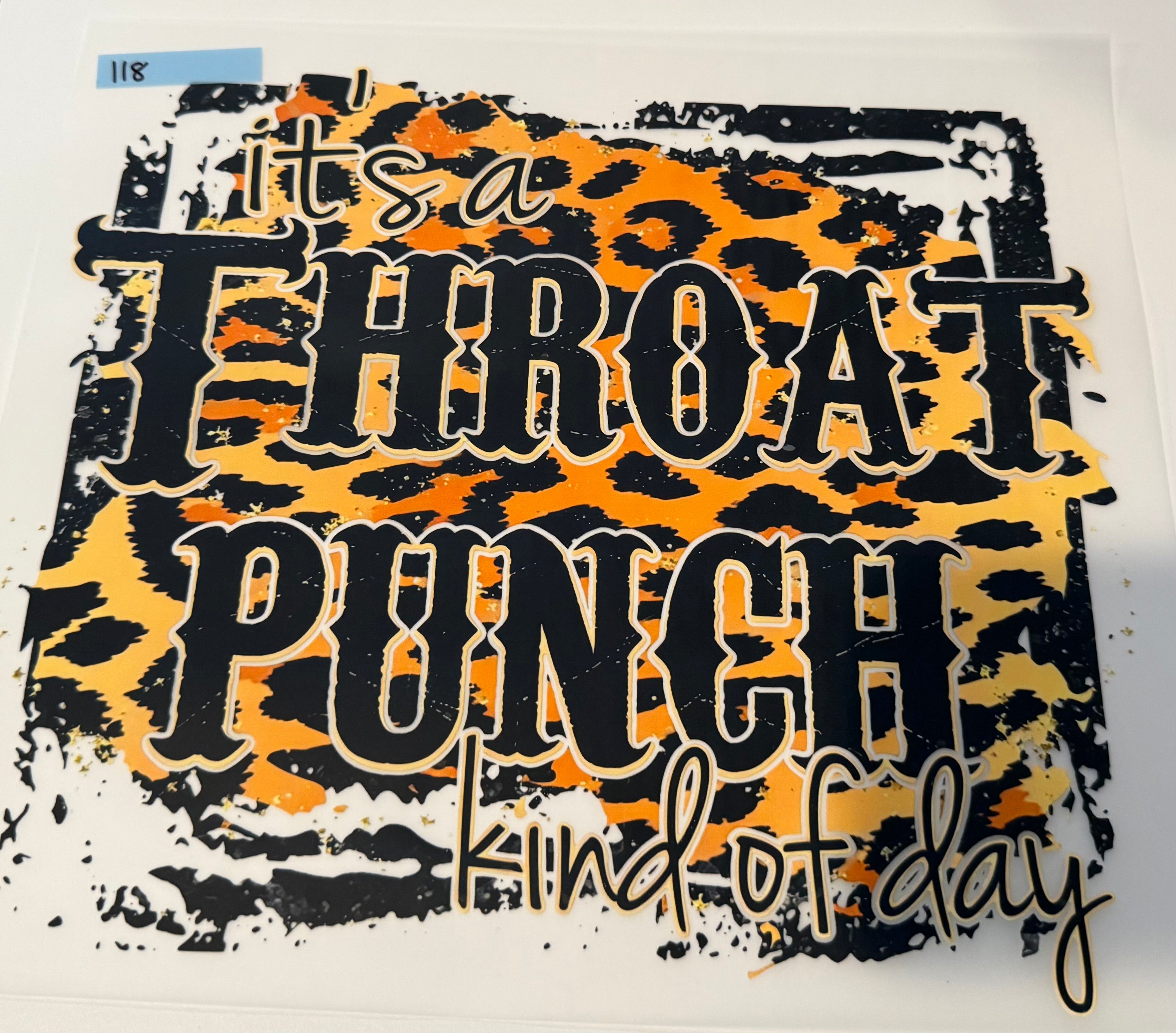 Throat Punch Kind Of Day
