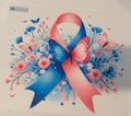 Blue and Pink Ribbon