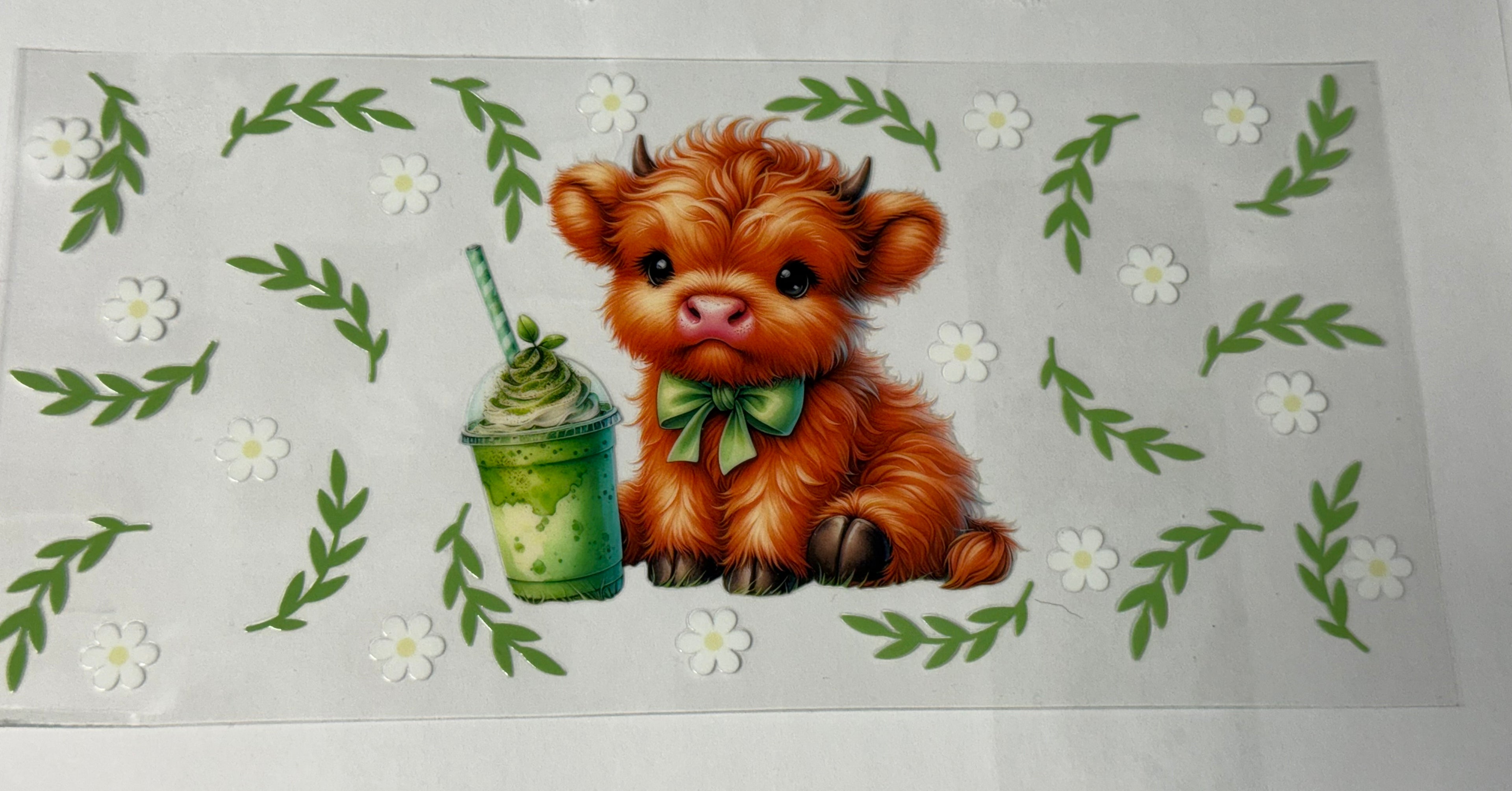 Green Drink Cow