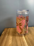 16 Oz leopard Print Love